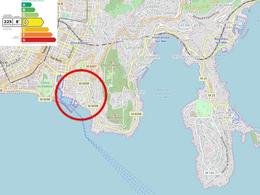 3-Bedroom Apartment with Sea View in Nice