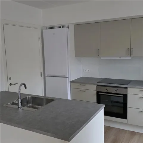 Köök - Apartment with Balcony in Ølgod