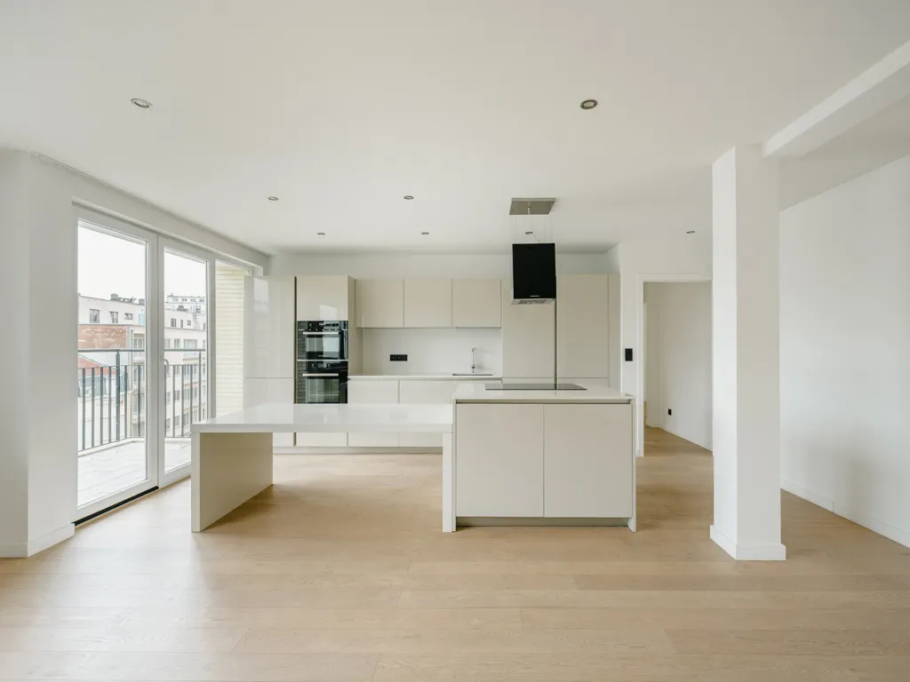 Köök - Penthouse with Terrace near Bois de la Cambre, Ixelles