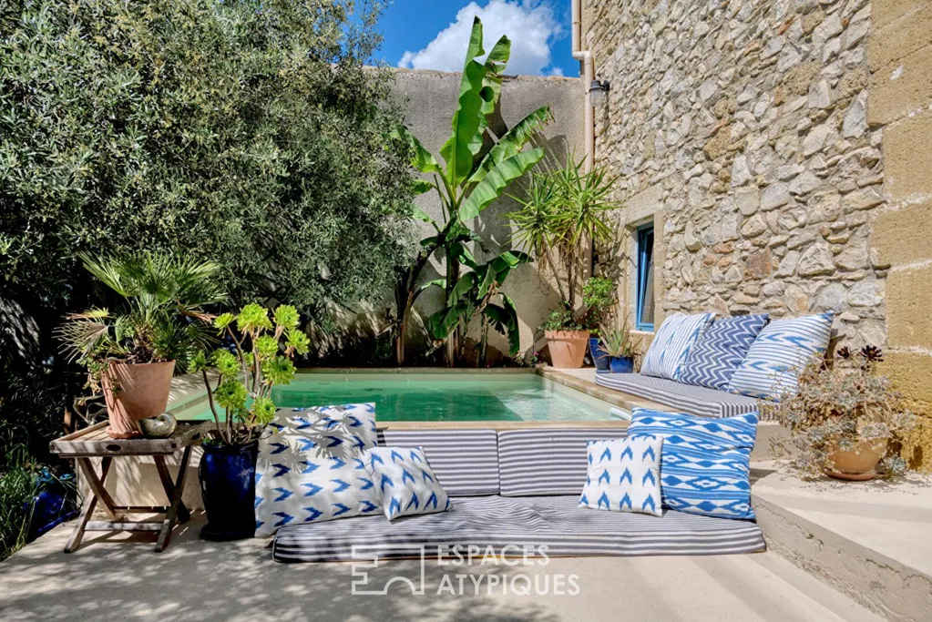 Bassein - Renovated Village House with Artistic Features in Codognan