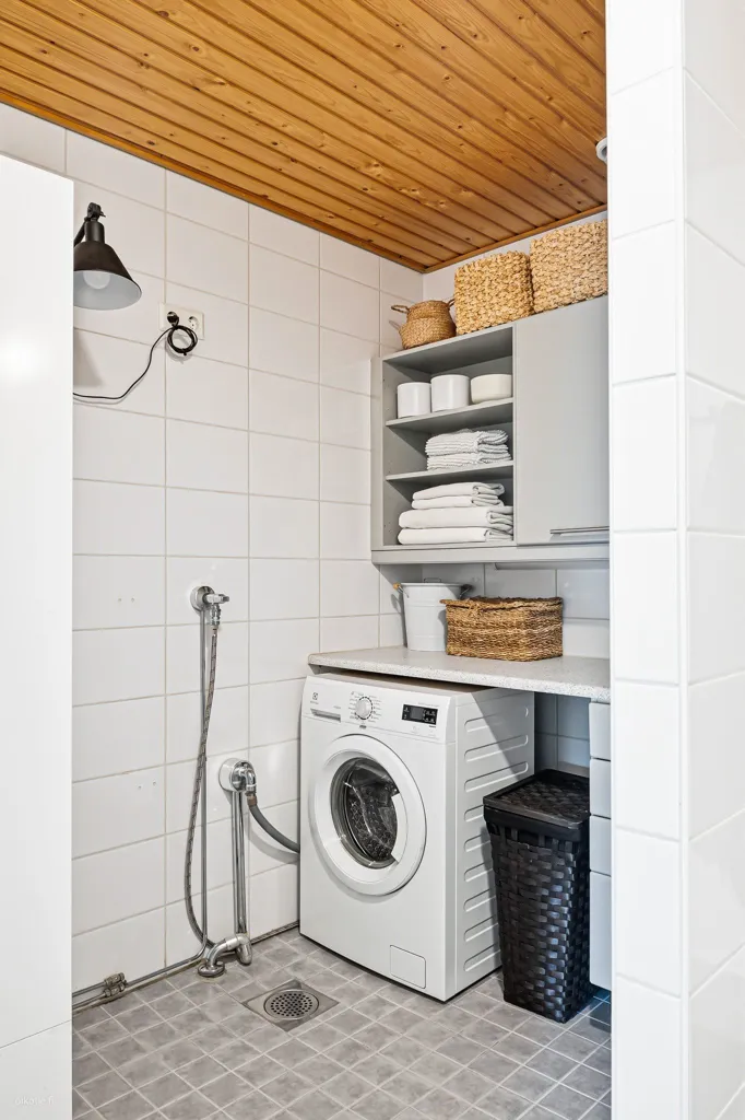 Pesuköök - Spacious Corner Flat with Balcony in Kerava