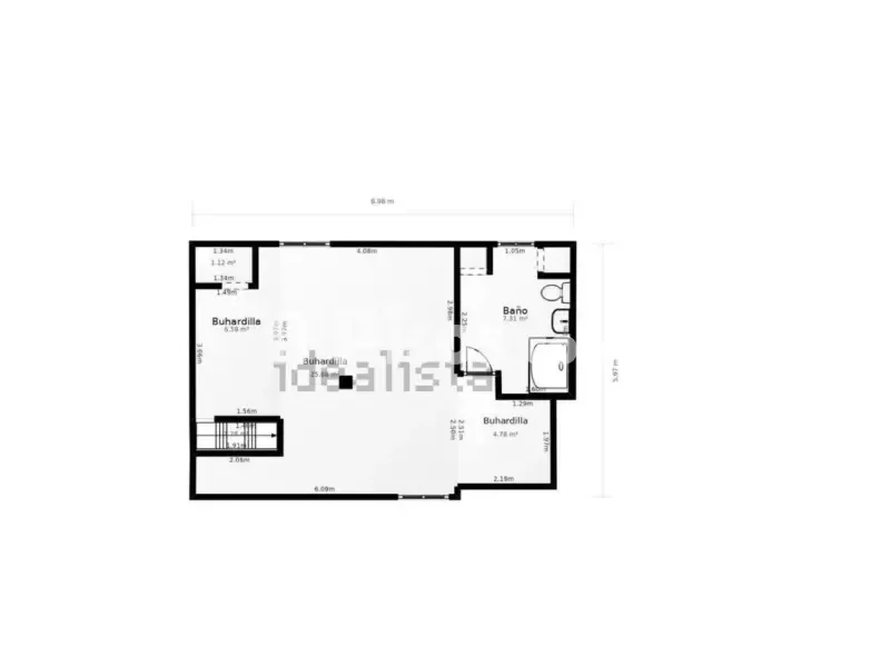 Floor Plan - Chalet with Private Pool in Calle Lugar Granda