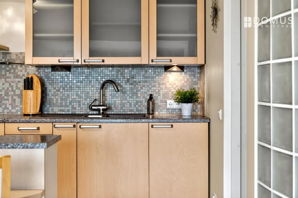Cucina - Apartment with Garden Views in Pääsküla