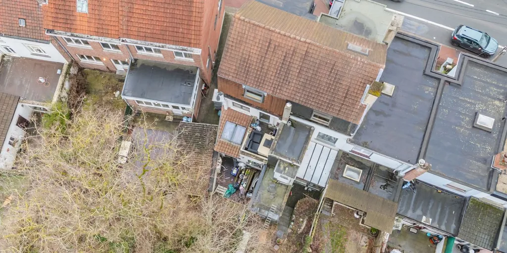 Aerial - Renovated 3-Fronted House in La Hulpe
