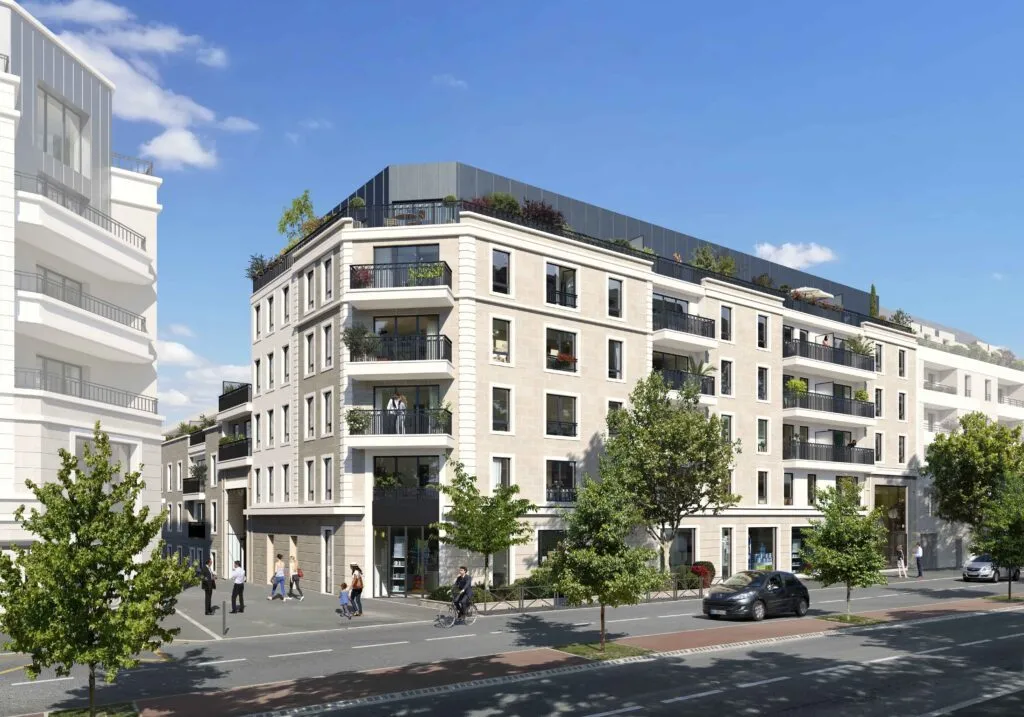 Modern Apartments with Balconies in Perreux
