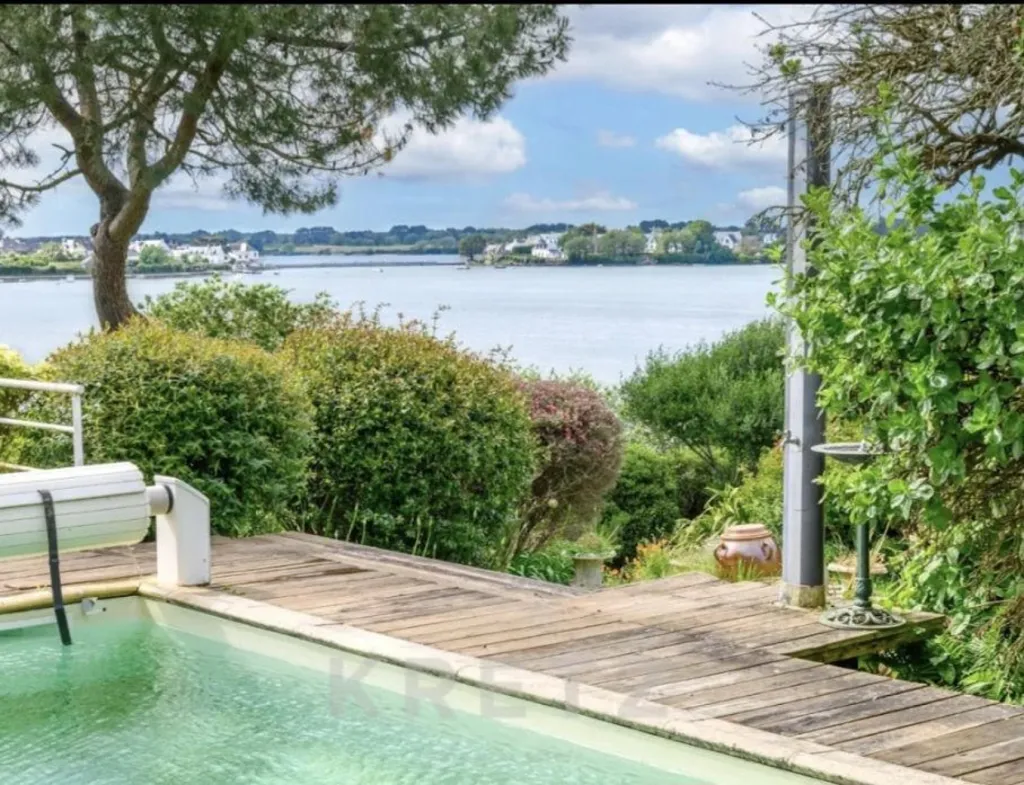 Piscina - House with Sea View and Private Beach Access in Belz