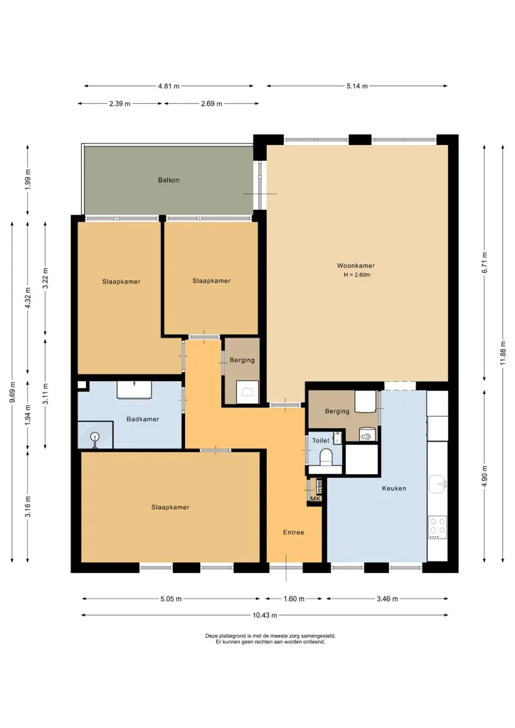 Appartement 4 pièces à Rotterdam