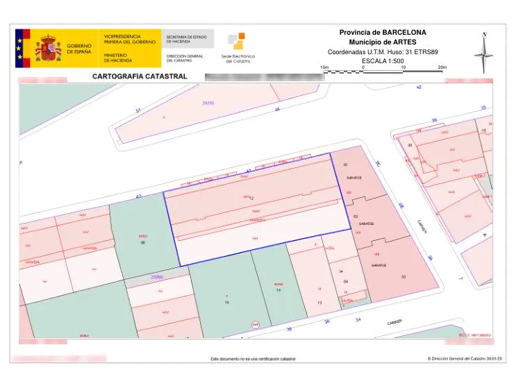 Plan - Parking Space in Artés, Barcelona