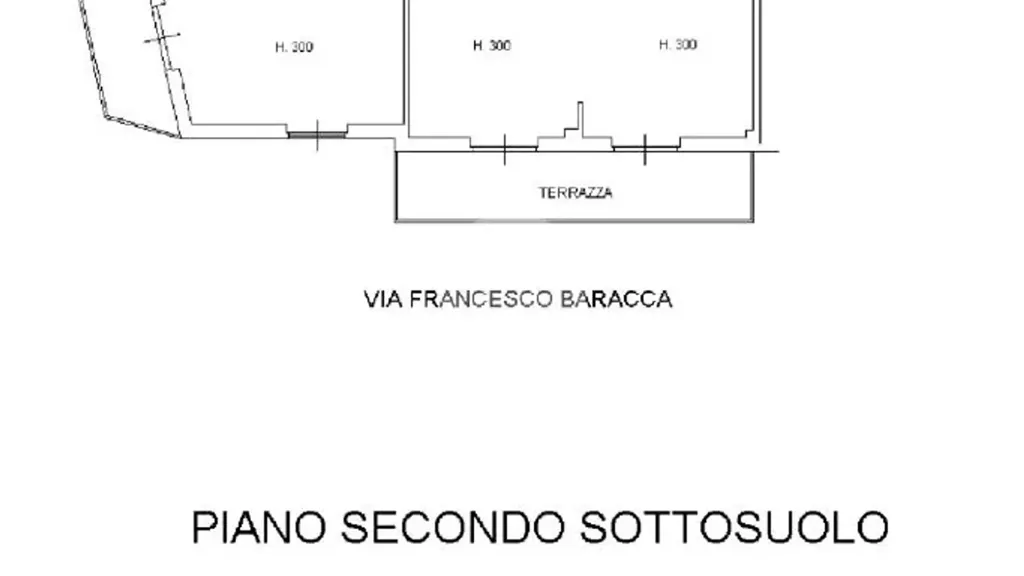 Planimetria - Rustic-Finished Apartment with Terraces in Florence