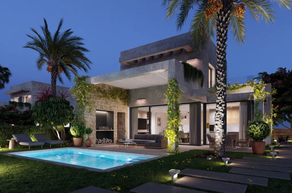 Piscine - Contemporary Villa with Pool in Villaricos