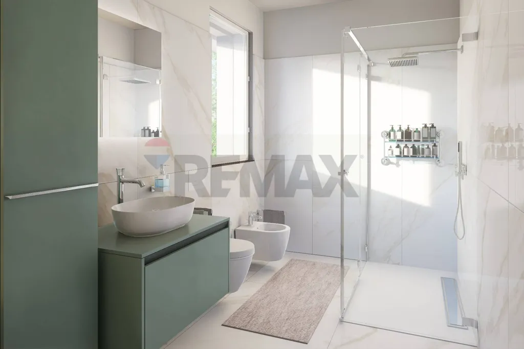 Salles de bain - Modern Villa with Garden in Parabiago