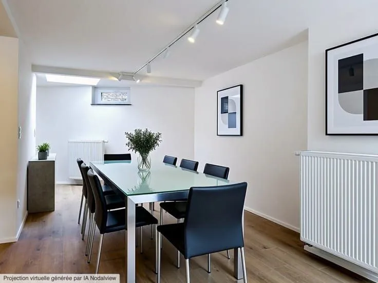 Salle à manger - Appartement en Centre-Ville à Liège