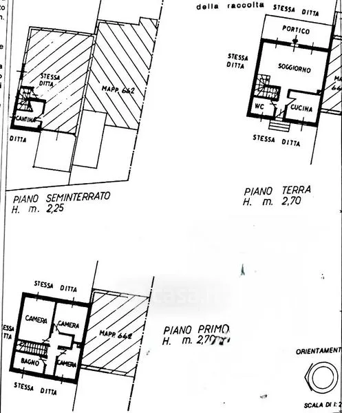 Plan - Rear Villa with Garden in Mulazzano