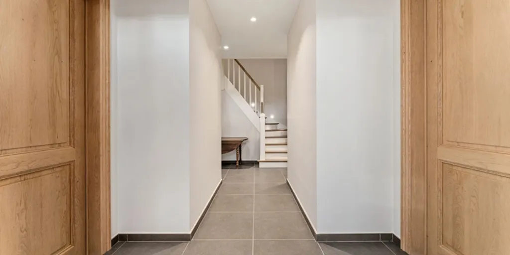 Hallway - Contemporary Villa with Terrace in Wingene