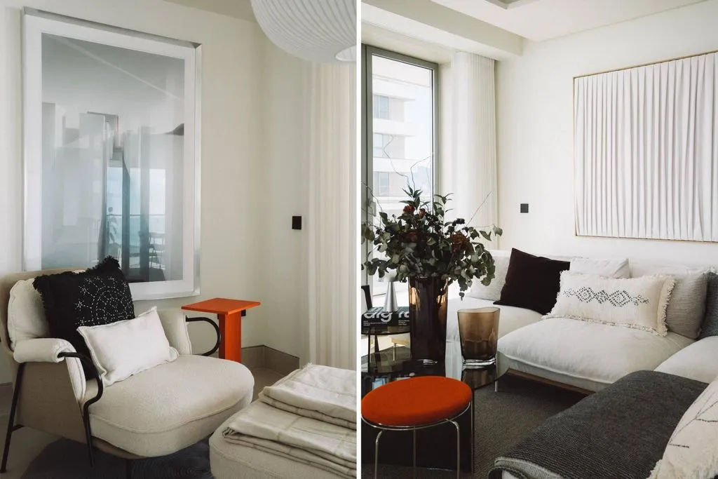 Living Room - Luxury Beachfront Flat with Pool in Marbella