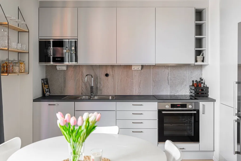 Cuisine - Modern Flat with Balcony in Eskilstuna
