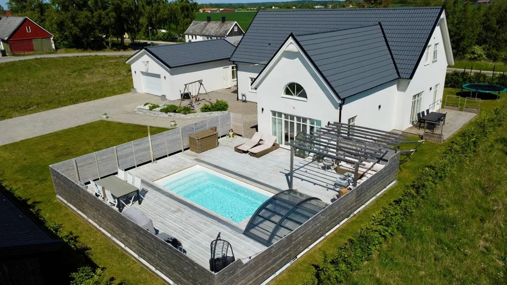 Õhuvaade - Modern Villa with Pool in Svedala