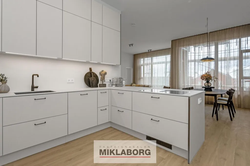 Cucina - New Flat with Balcony in Hafnarbraut