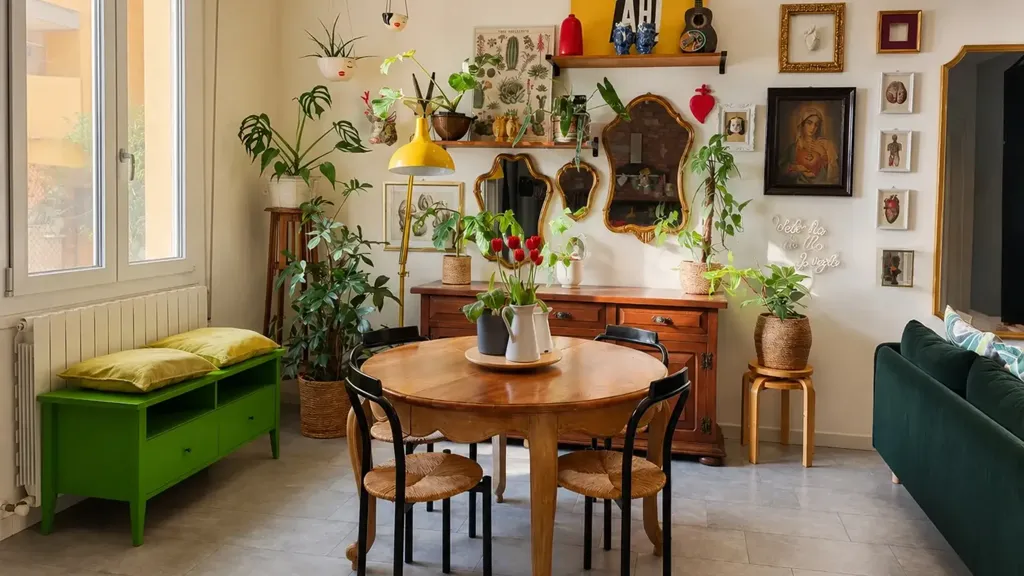Dining Room - Rearranged Apartment with Terrazzo in Bologna