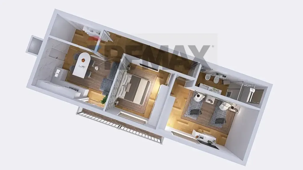 Planimetria - Panoramic Apartment with Balcony in Viareggio