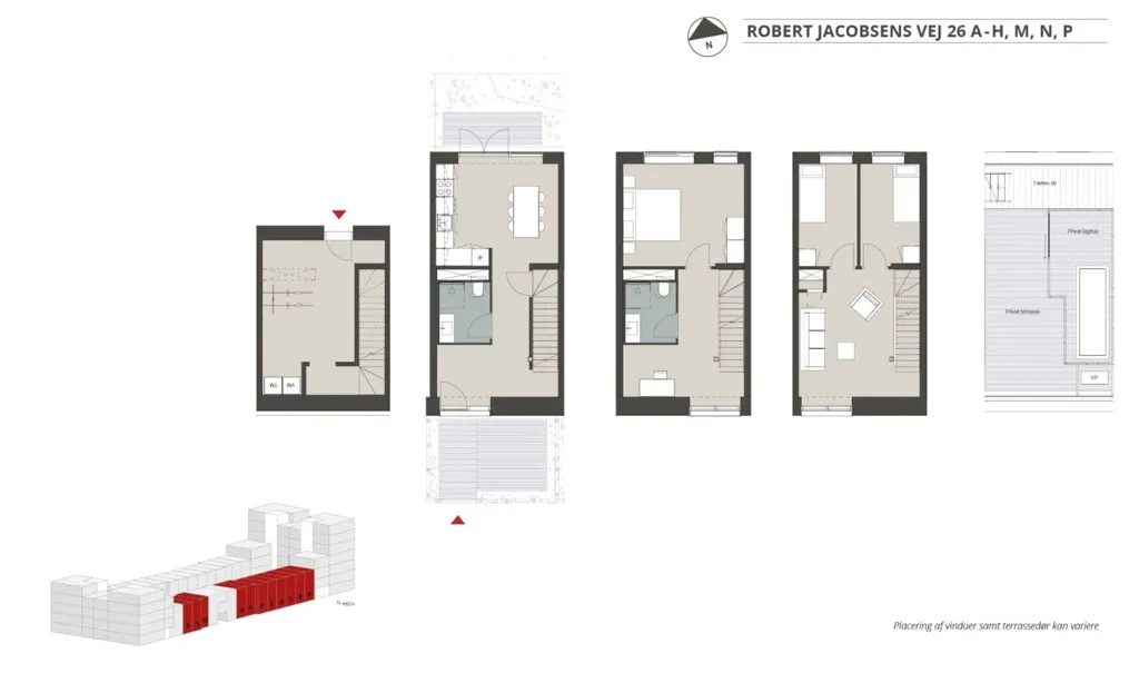 Floor Plan - Five-Bedroom Flat in Copenhagen S
