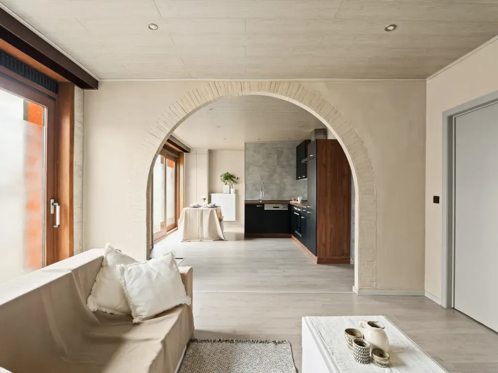Séjour - Appartement avec Vue sur le Donkmeer à Berlare