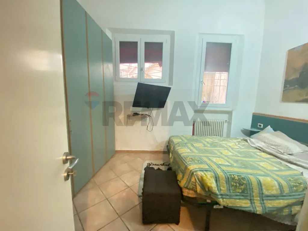 Bedrooms - Studio Apartment with Terrace in Ferrara Centre