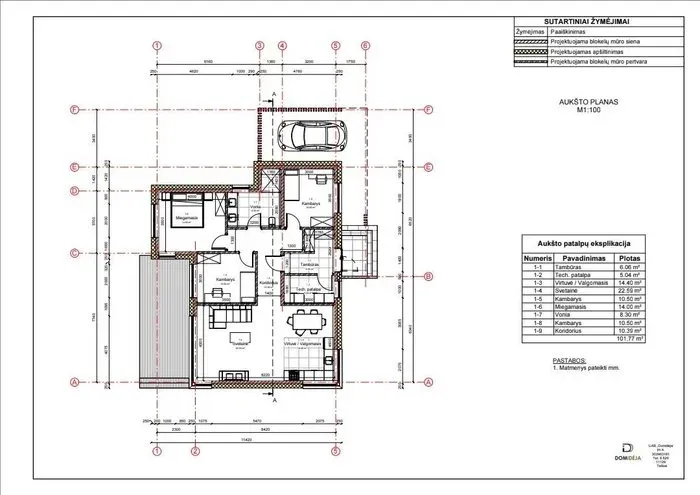 Plaan - Plot for House Construction in Reivyčiai