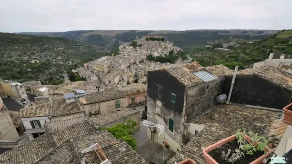 Vue aérienne - Panoramic Independent House in Corso Mazzini, Ragusa