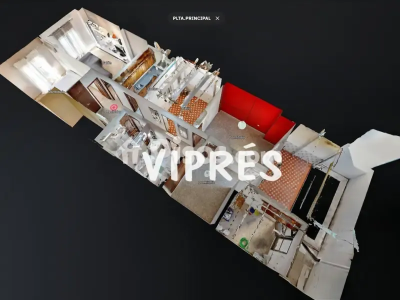 Aerial - Two-Storey House with Terrace in San Luis