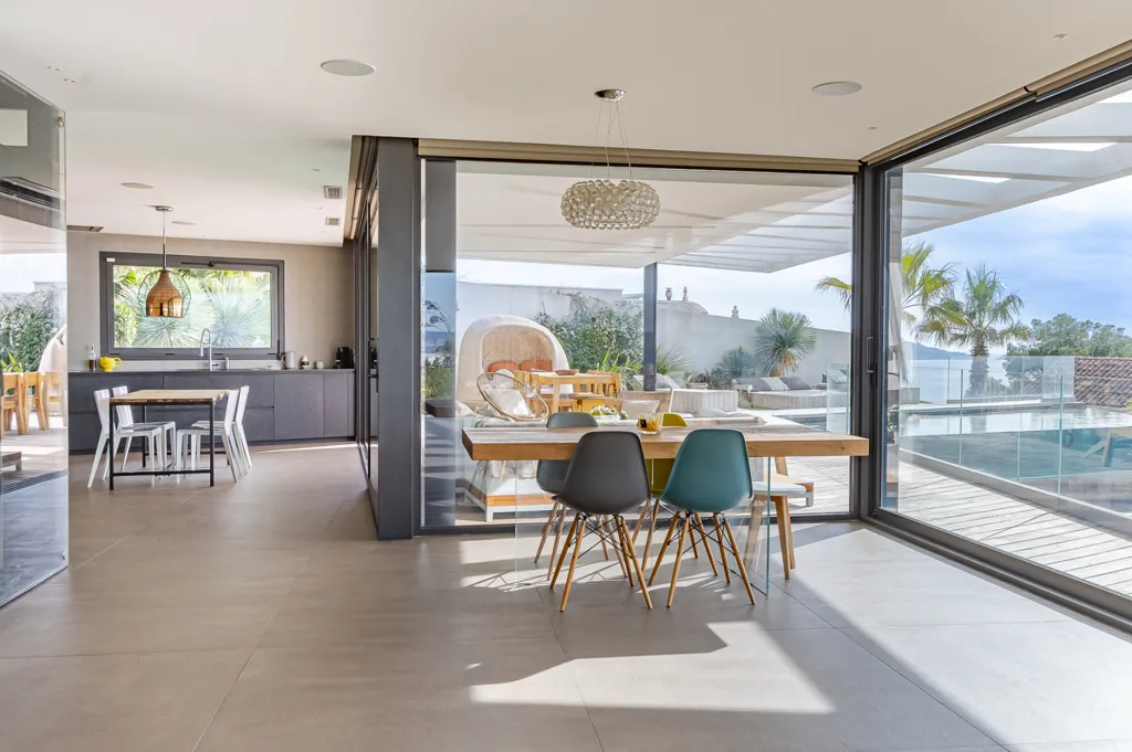 Salle à manger - Villa Vue Mer Panoramique à Marseille - Roucas Blanc