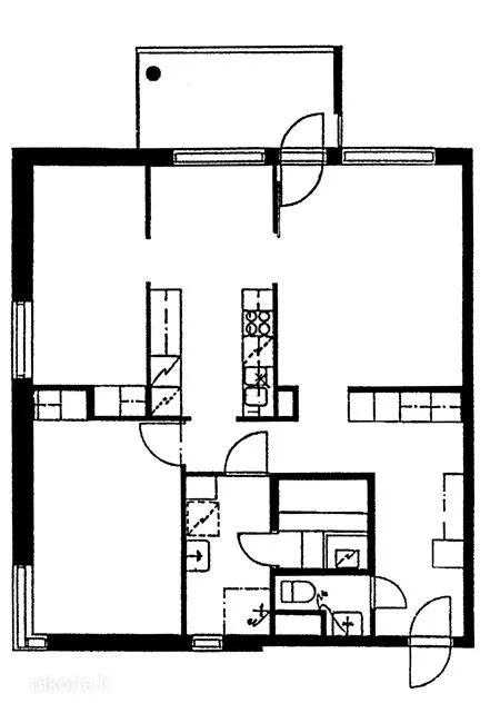 Floor Plan - Asumisoikeus Apartment with Sauna in Leppävaara