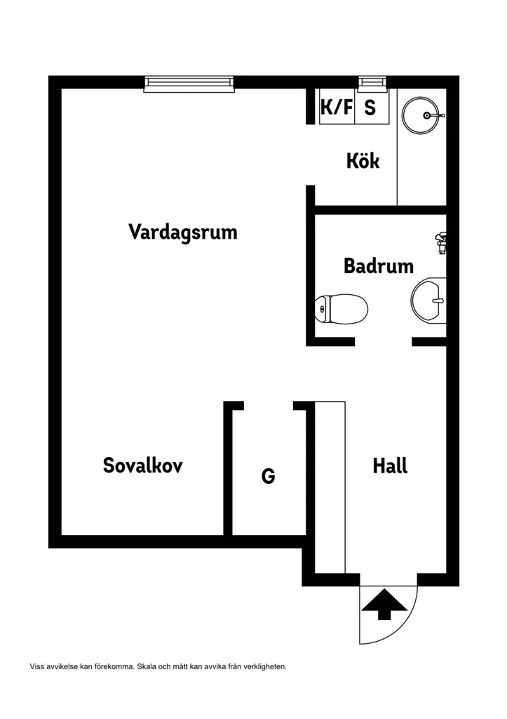 Plan - Apartment with Garden View in Nynäshamn