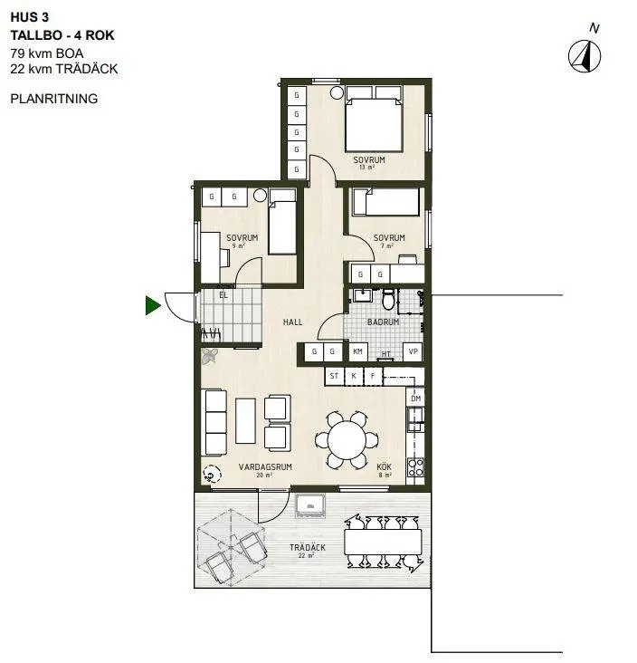 Maison 4 pièces à Uppsala kommun