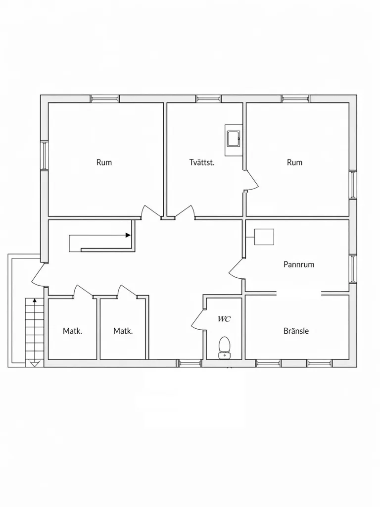Plaan - Charming Villa with Garden in Älvdalen