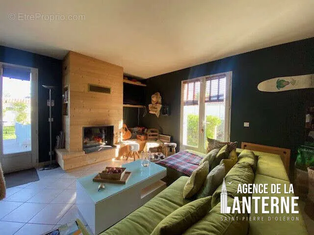 Séjour - Maison avec Terrasse Sud-Est à Dolus-d'Oléron