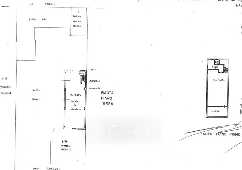 Planimetria - Rustic Cottages with Private Garden in Gambolò