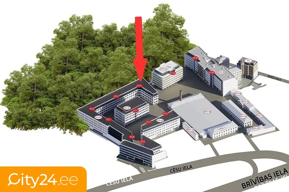 Office Space with Top Floor in Riga Centre