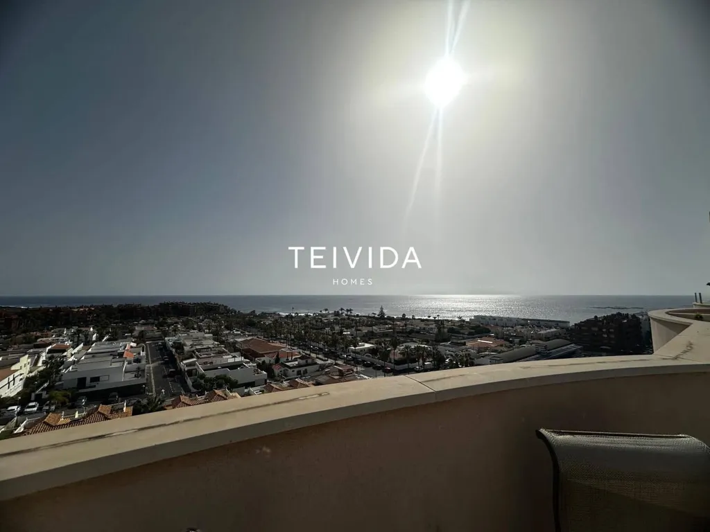 Terrace - Penthouse with Sea View in Palm-Mar