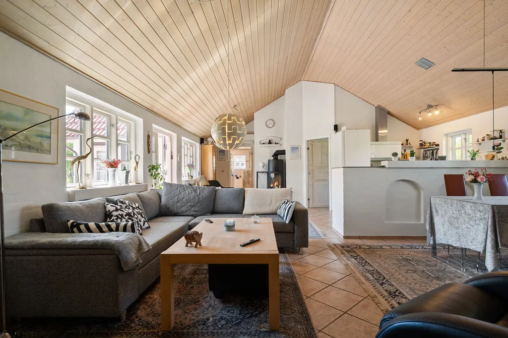 Soggiorno - Summer House with Garden in Hals