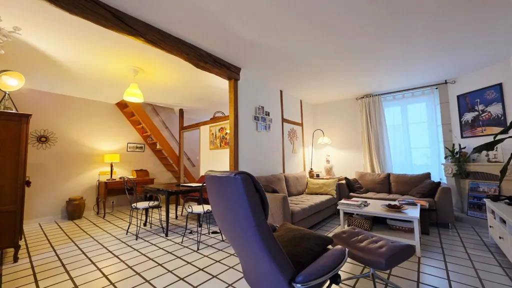 Séjour - Maison de Ville avec Jardin et Garage près du Centre de Bourges