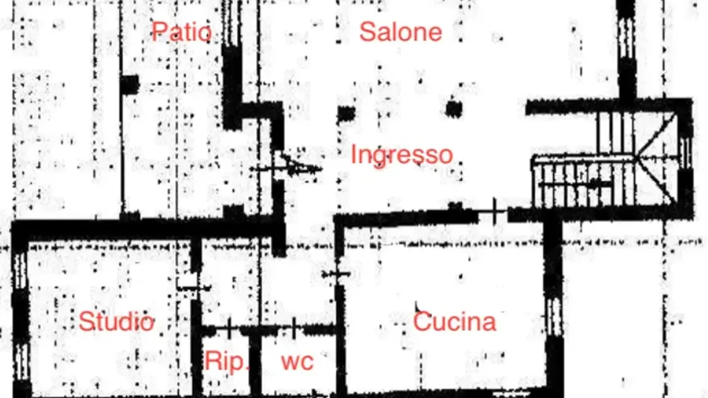Floor Plan - Villa with Garden in Novara