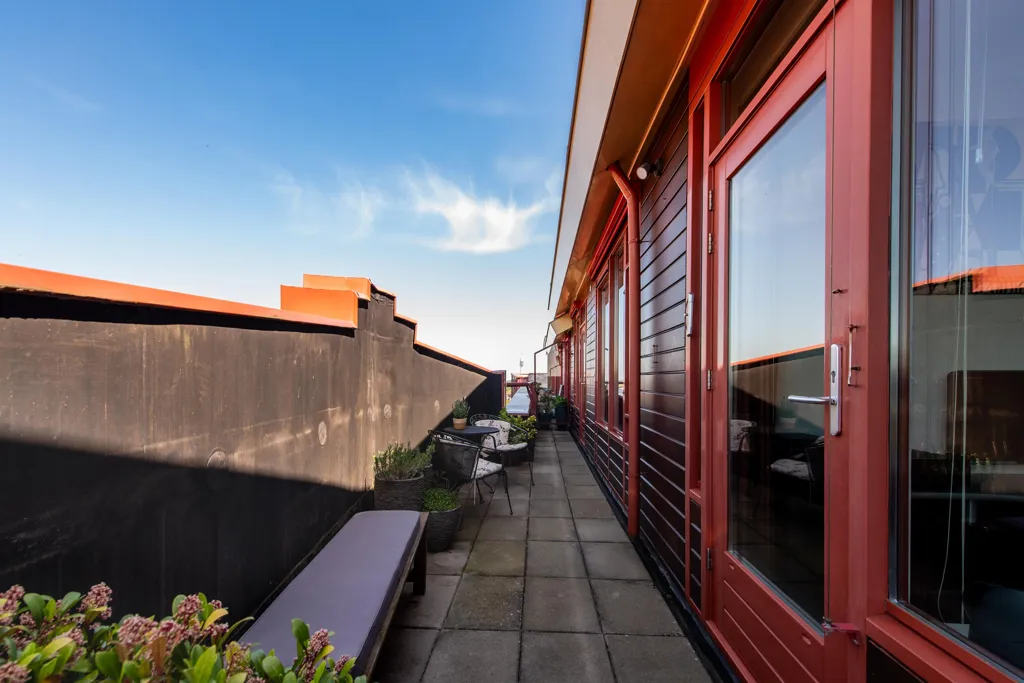Terrasse - Flat with City View in Haarlem