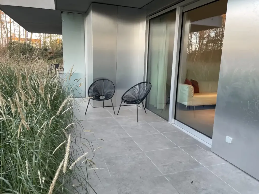 Terrasse - Appartement Neuf 1 Chambre avec Terrasse à Bruxelles