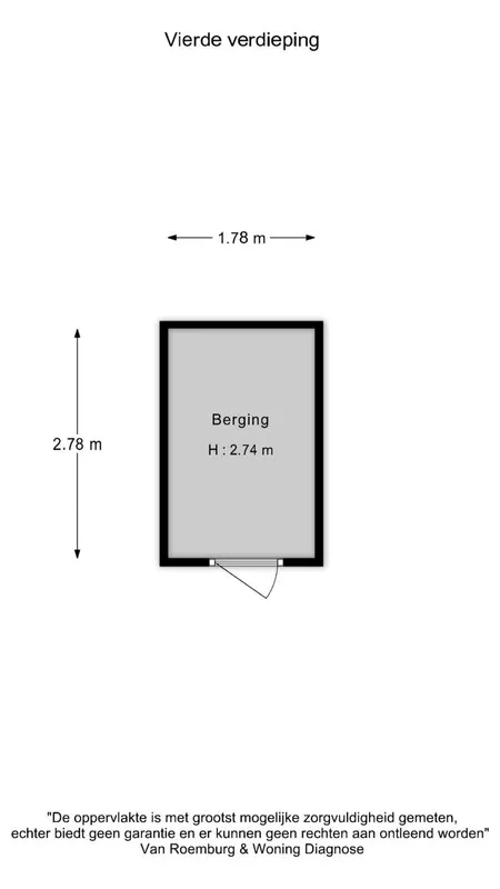Plan - Modern Apartment with Balcony in Diemen