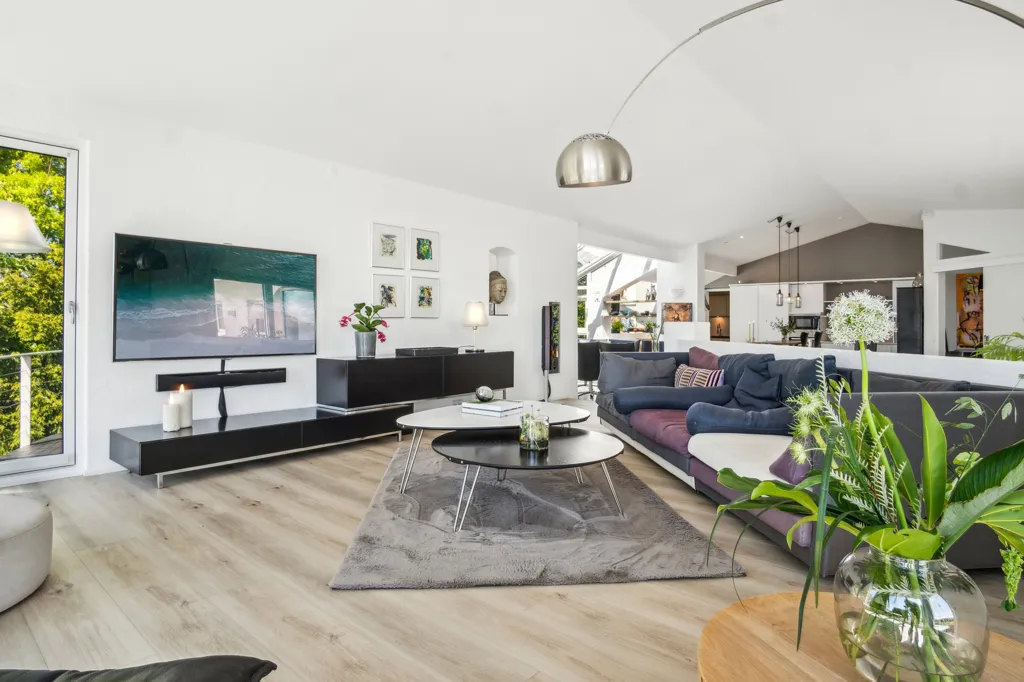 Séjour - Villa with Pool and Sea View in Kolding