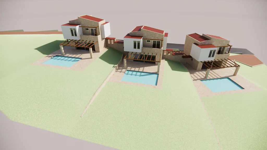 Under Construction Detached House with Pool in Kassandra