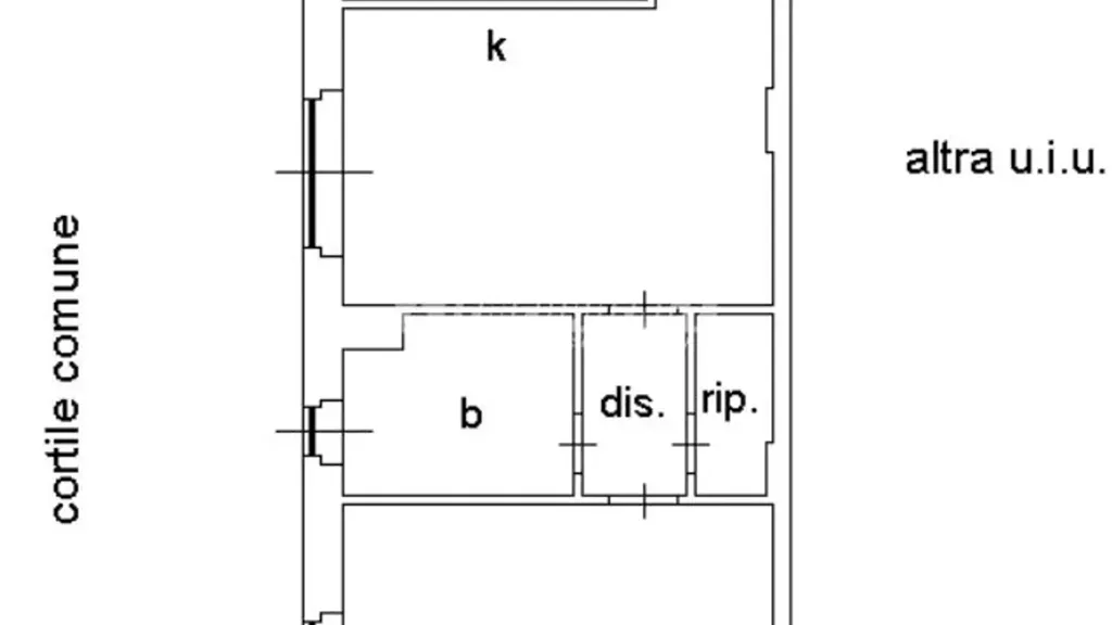 Plaan - Ground Floor Flat with Double Aspect in Pieve Emanuele Centre