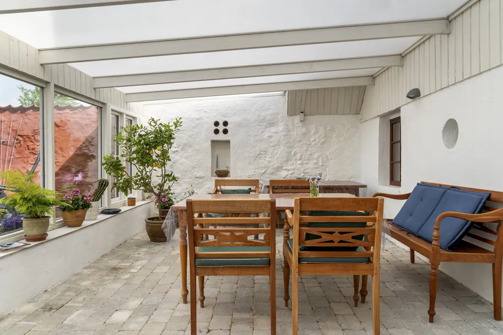Terrasse - Historic Villa with Garden in Brovst