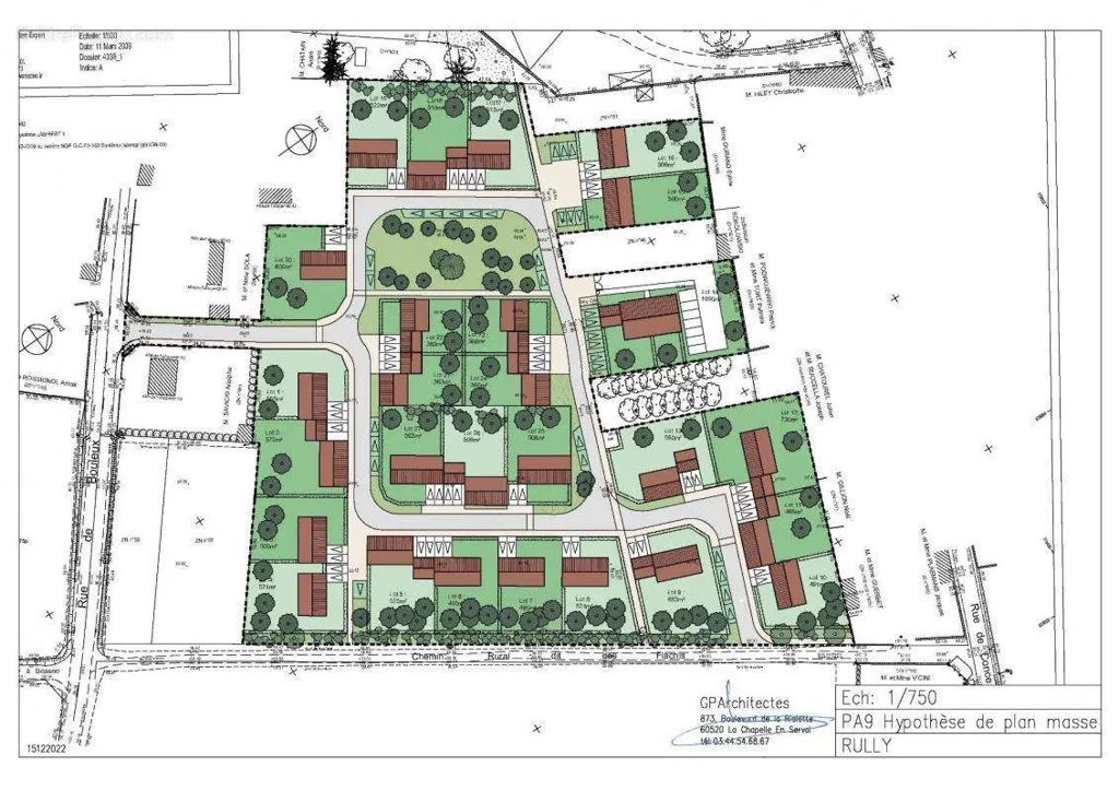 Plaan - Buildable Plot with Garden in Rully